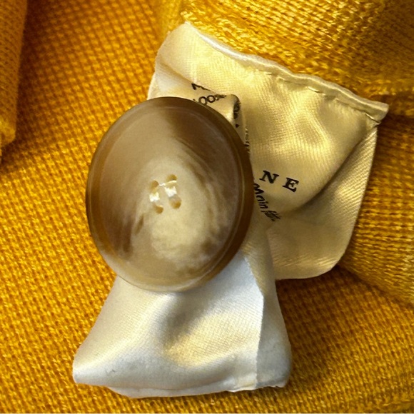 Sezane Yellow Cardigan Sweater - Picture 8 of 10